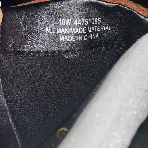 Comfort Black Brown Animal Patchwork Print Ankle Pointed Toe Bootie Boots New - Picture 10 of 10